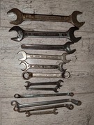 Zestaw niemieckich kluczy płaskich, oczkowych Super Steel, Elofort, Gedore