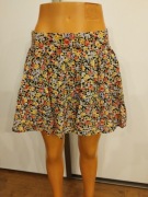 Atmosphere spódnica kwiatowa XL rozkloszowana mini floral gumka w pasie