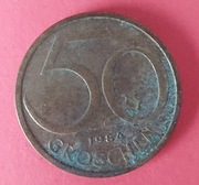 Moneta Austria 50 Groschen 1984