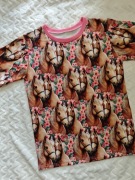 Koszulka t-shirt konie koniki pony kwiatki kwiat dziewczęce  rozmiar S