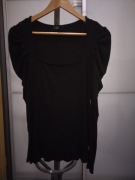 Modna bluzka z bufkami F&F długi rękaw XL 42 wiskoza