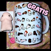 Nowy mega Śmieszny super kubek penisy dla niej walentynki prezent gratis