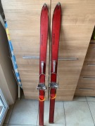 Stare drewniane narty retro unikat 150 cm kolekcjonerskie GRENOBLE hohnberg