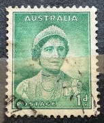 Australia, Królowa Elżbieta Bowes-Lyon (Królowa Matka), 1 pens