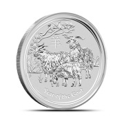Srebrna moneta Rok Kozy Lunar II Goat 1 Oz 2015 r