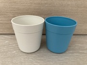 Dwa kubki tupperware