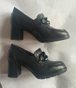 Tamaris 37 skóra naturalna czarne