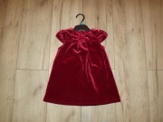 Zestaw bluzy welur, sukienki, 10szt. Idealne, r.80