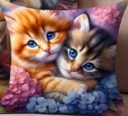 Poszewka na poduszkę z Kotem