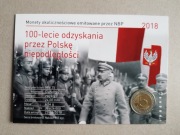 Blister 5 zł 100-lecie Odzyskania przez Polskę Niepodległości 2017