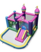 Costway Dmuchana Zjeżdżalnia Dla Dzieci Z Basenem 327X392 270Cm