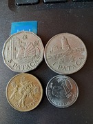 4 monety Makau różne 