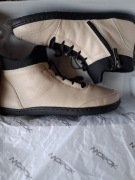 Buty damskie BAREFOOT ocieplane wełną, skóra licowa Rozmiar 36