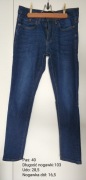 Jeansy, pas 40cm, długość 103cm