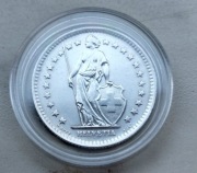 Szwajcaria 2 Franki 1963 r srebro 