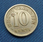Moneta Estonia 10 senti 1931