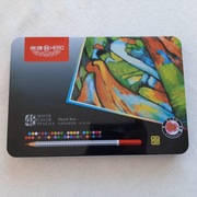 Hero - Kredki akwarelowe w metalowym opakowaniu - 48 szt