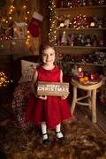 Czerwona sukienka świąteczna NEXT rozm. 3-4 lata