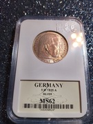 5 MAREK 1935 A Hindenburg SREBRO MS62 