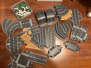 Zestaw ulic Playtive dróg dla samochodów  x2 dużo elementów