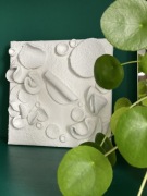 Obraz strukturalny - “Pierożki” 20x20