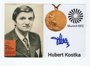Hubert Kostka autograf piłkarza 10x15 (medalista olimpijski)