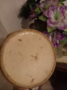 Vintage ceramiczne pojemniki kuchenne PRL – komplet 6 szt. z napisami