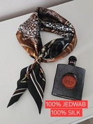 Elegancka Apaszka jedwabna 53x53 cm - Stylowa i uniwersalna!