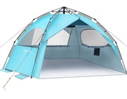 Duży, automatyczny namiot plażowy, ogrodowy, 4-6 os. Glymnis