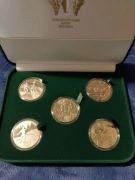 Mistrzostwa Europy Piłce Nożnej 2012 Polska - Ukraina Zestaw 5 monet w etui
