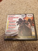 HITMAN TRYLOGIA RAINBOW SIX VEGAS FORD RACING PC PL UNIKAT NOWA BEZ FOLII