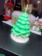 Świeczka sojowa ozdobna choinka 