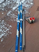 Narty biegowe, z butami i kijkami - używane.