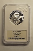 10 złotych 2010 Benedykt Dybowski GCN PR70