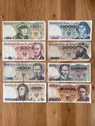 Zestaw banknotów PRL