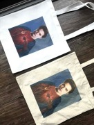 Torba bawełniana torebka tote bag bawełna + non woven twilight zmierzch 