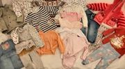 Paka prześlicznych ubranek dla dziewczynki w rozm 80-86, body