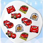 Przypinki do butów typu crocs charms zawieszka Disney Auta 10 szt