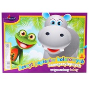 Zeszyt Papierów Kolorowych samoprzylepnych A5 8 kolorów wycinanka