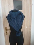 Komin szal damski z pomponem 