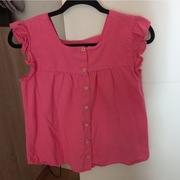 Różowa letnia koszulka dla dziewczynki rozmiar 152