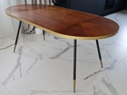 Stół owalny DENISE180 art deco retro loft design