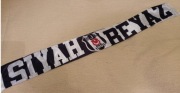 [unikat]Szalik BESIKTAS JK-SIYAH BEYAZ(TURCJA)Sport.Futbol.Stambuł.FAN 2025