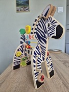 Kostka Edukacyjna Zebra Motoryczna Manhattan Toy ZABAWKA EDUKACYJNA