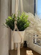 wiszący kwietnik nr 1 makrama