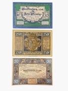 Notgeldy Gryfów Śląski Greiffenburg 1920 rok UNC