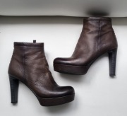 VENEZIA SKÓRA NATURALNA brązowe roz 41