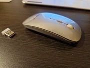 Srebrna Bezprzewodowa Mysz Komputerowa Accuratus