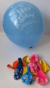 BALONY NA URODZINY, KOLORY, NAPISY cena za 1 zestaw