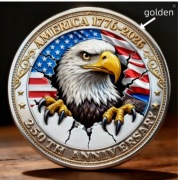 Limitowany, kolekcj zestaw numizmatów z okazji Dnia Niepodległości USA ver2